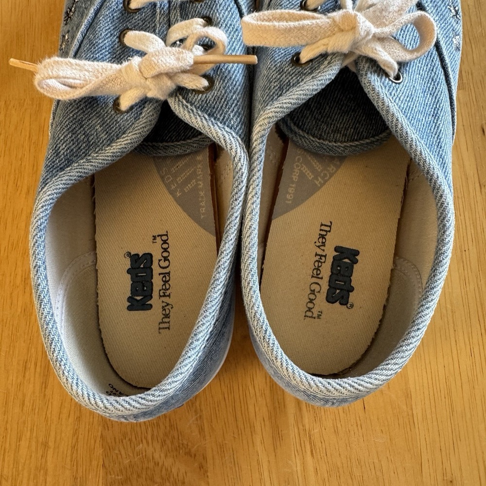 Keds Vintage Western Denim Shoes Women's 6.5 Colorful Quirky Equestrian - Picture 3 of 6